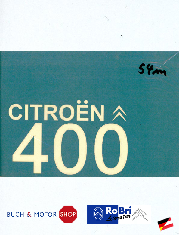 Citroën 2CV Notice d'emploi 1970 AK 400